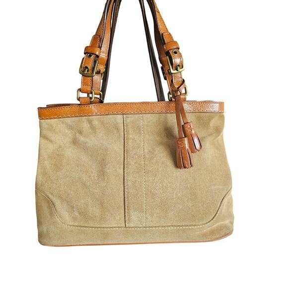 Coach Hampton Tassle Tote-Pristine - Picture 2 of 4